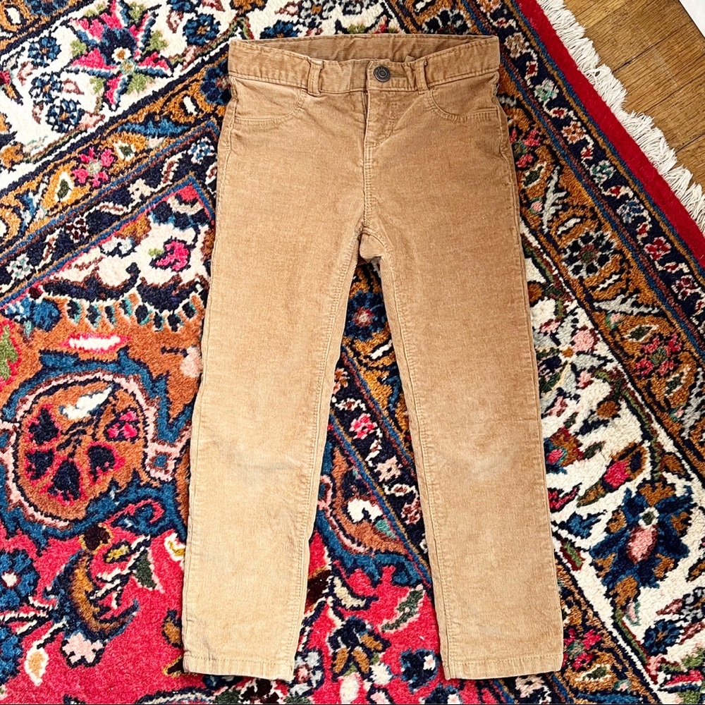 Kids Camel Corduroy Pants
